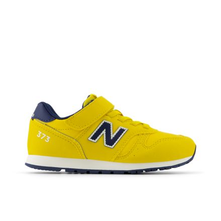 373 Hook and Loop, Ginger Lemon with NB Navy, YV373VL2